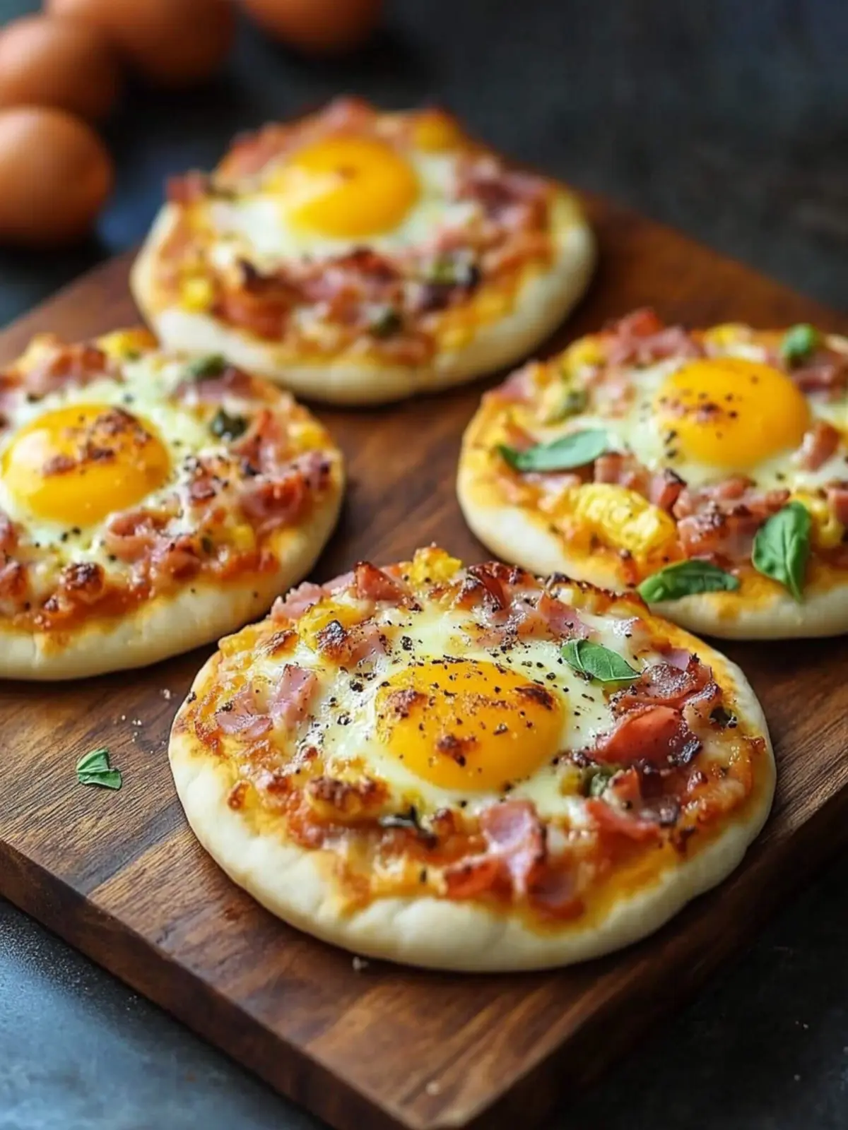 Delicious English Muffin Breakfast Pizza You Can Customize! 3 English Muffin Breakfast Pizza
