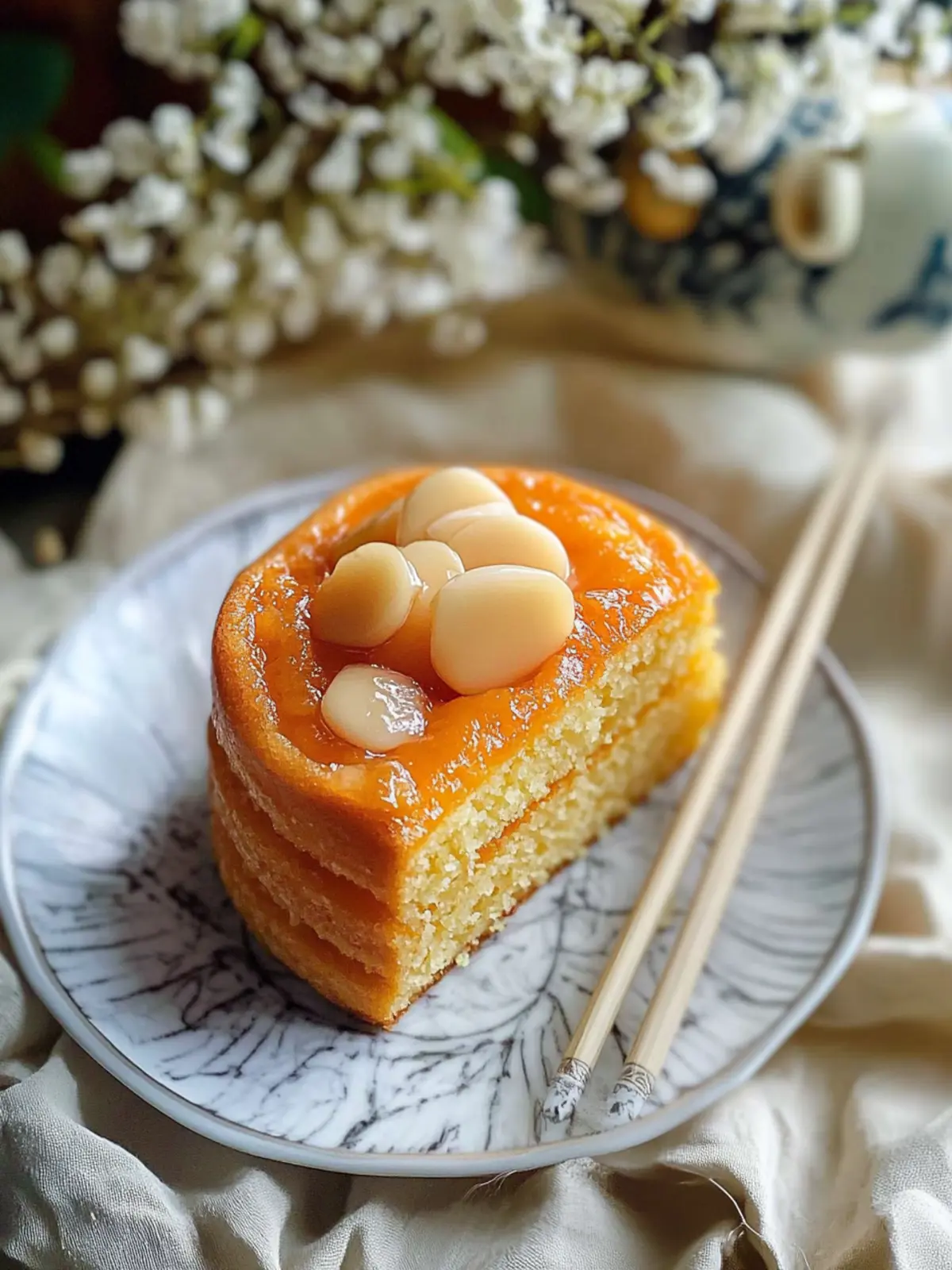 Chewy Chinese Pumpkin Cake: Easy Lunar New Year Delight 4 Chinese Pumpkin Cake- Lunar New Year desserts