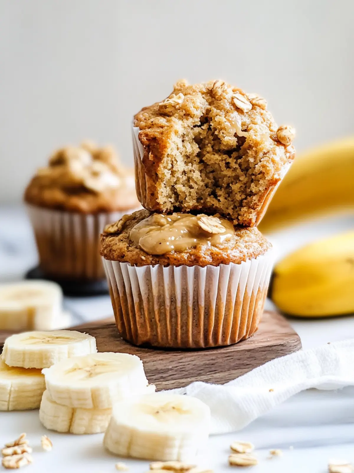 Irresistible Peanut Butter Banana Muffins for a Cozy Morning 2 Peanut Butter Banana Muffins