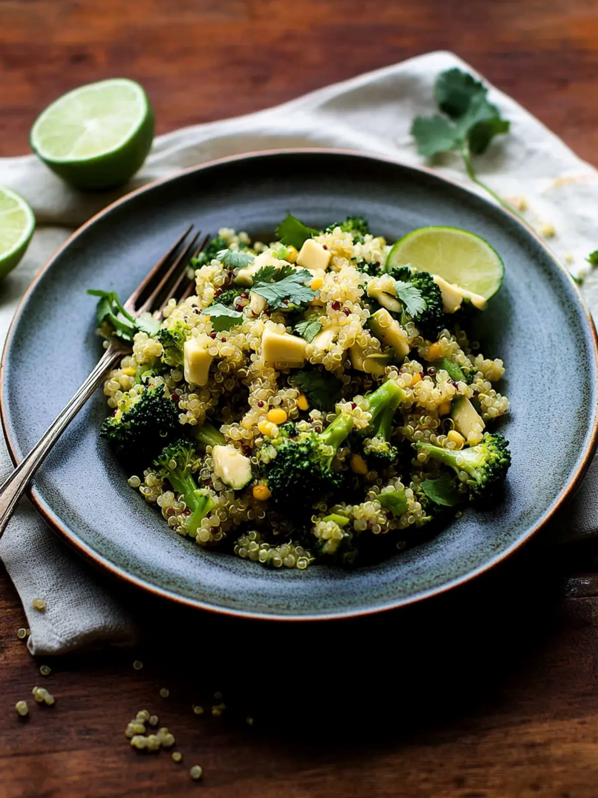 Spicy Quinoa Salad with Broccoli, Cilantro and Lime Bliss 4 Spicy Quinoa Salad With Broccoli, Cilantro and Lime