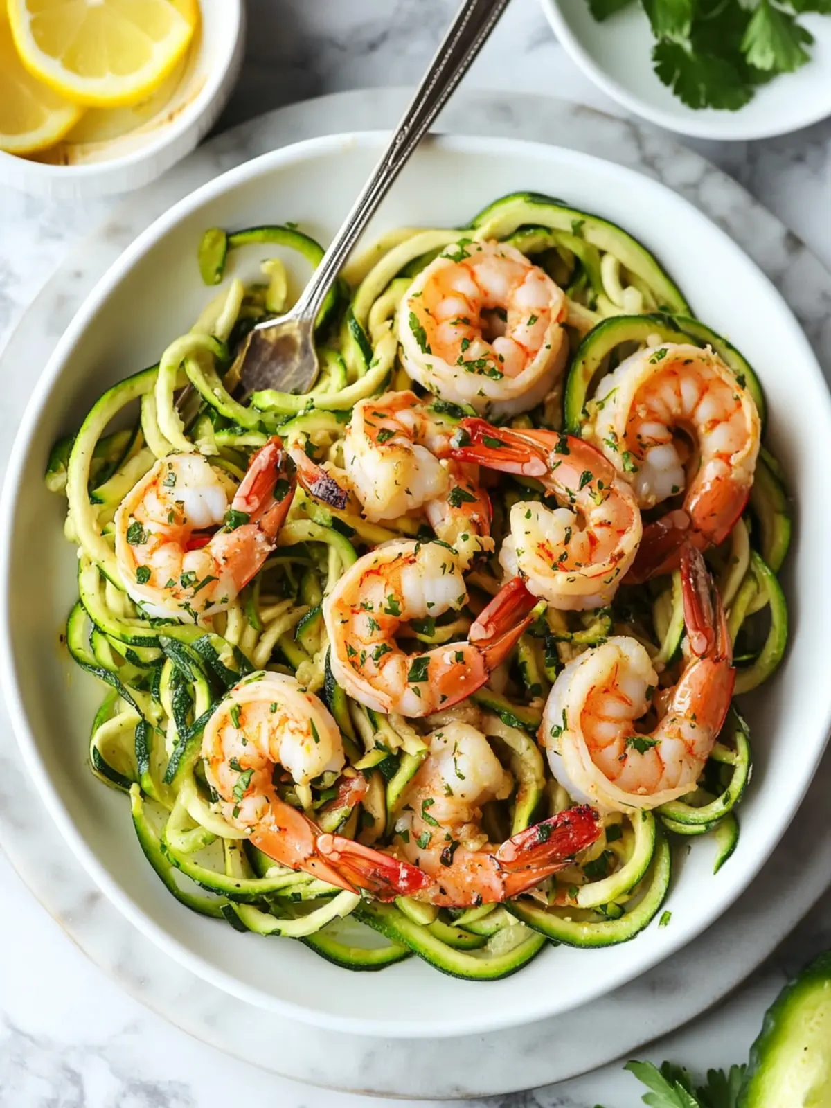 Garlic Butter Shrimp with Zucchini Noodles in Just 20 Minutes 3 Garlic Butter Shrimp With Zucchini Noodles