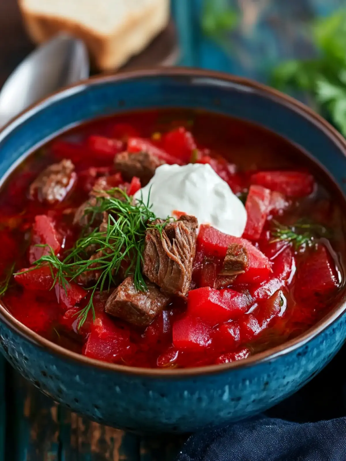 Hearty Borscht Recipe with Beef: A Cozy Comfort Food Delight 3 Borscht Recipe with Beef