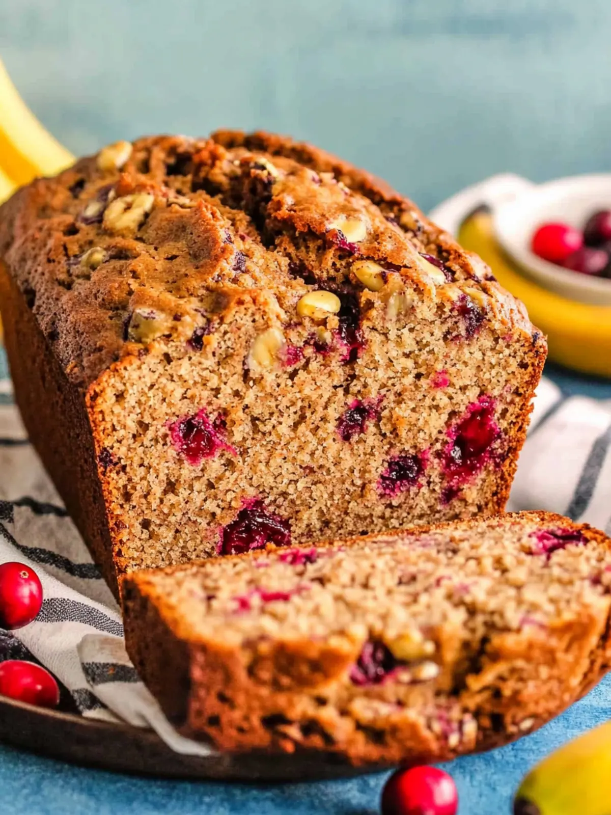 Easy Cranberry Banana Bread Recipe: Moist Perfection at Home 2 Easy Cranberry Banana Bread Recipe
