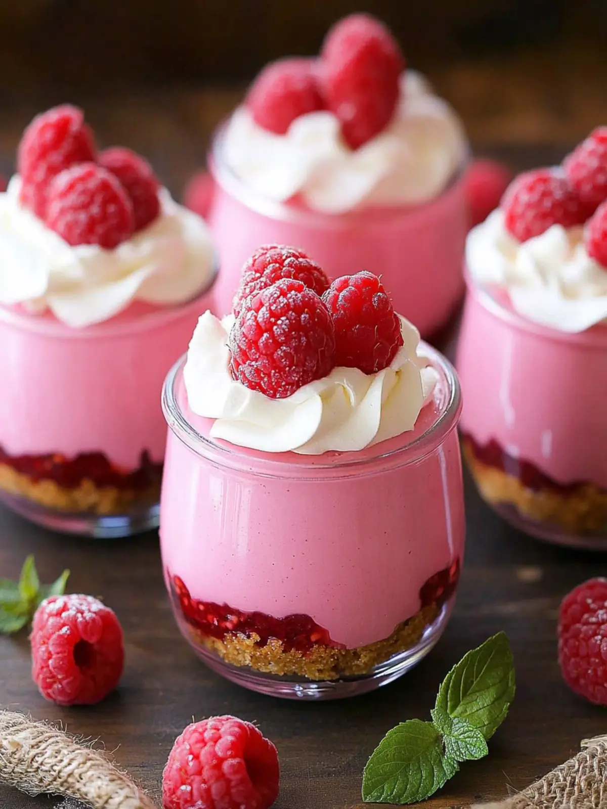 Raspberry Cheesecake Mousse: A Sweet Mother's Day Treat 4 Raspberry Cheesecake Mousse- Dessert for mother's day