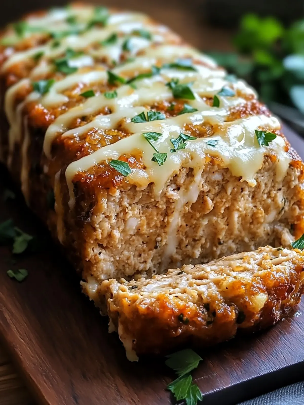 Melt-in-Your-Mouth Garlic Parmesan Chicken Meatloaf Delight 4 Melt-in-Your-Mouth Garlic Parmesan Chicken Meatloaf