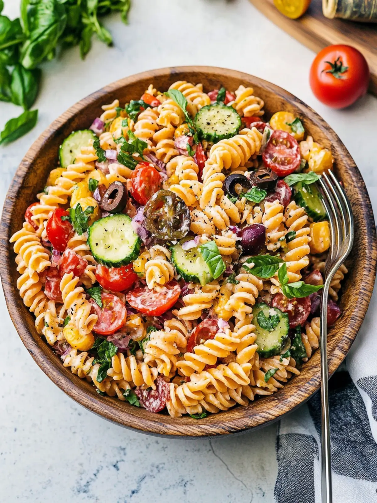 Zesty Italian Pasta Salad Recipe Perfect for Any Gathering 2 Italian Pasta Salad Recipe