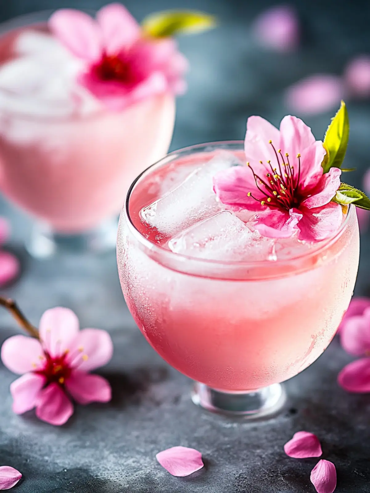 Cherry Blossom Cocktail - Refreshing Festive Asian Drink 4 Cherry Blossom Cocktail- Festive Asian drink recipes