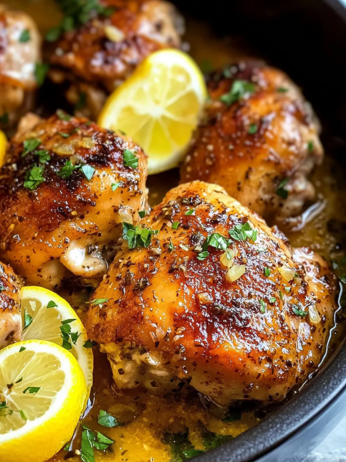 Savory Crock Pot Lemon Garlic Butter Chicken Thighs Delight 4 Crock Pot Lemon Garlic Butter Chicken Thighs