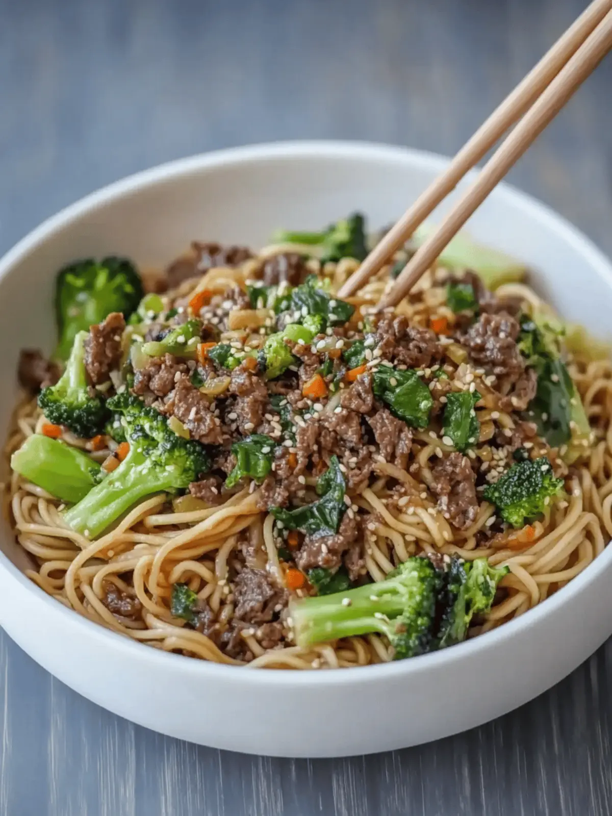Quick Beef and Broccoli Noodles Ready in Just 20 Minutes 4 Quick Beef and Broccoli Noodles