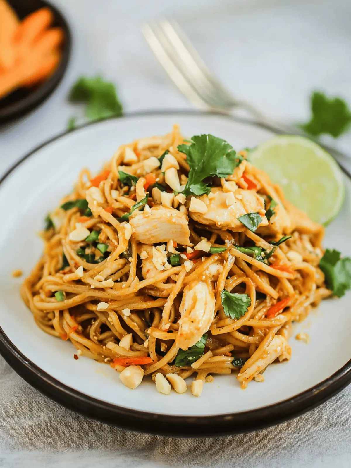 Savory Chicken Satay Noodle Salad for a Wholesome Meal 4 Chicken Satay Noodle Salad