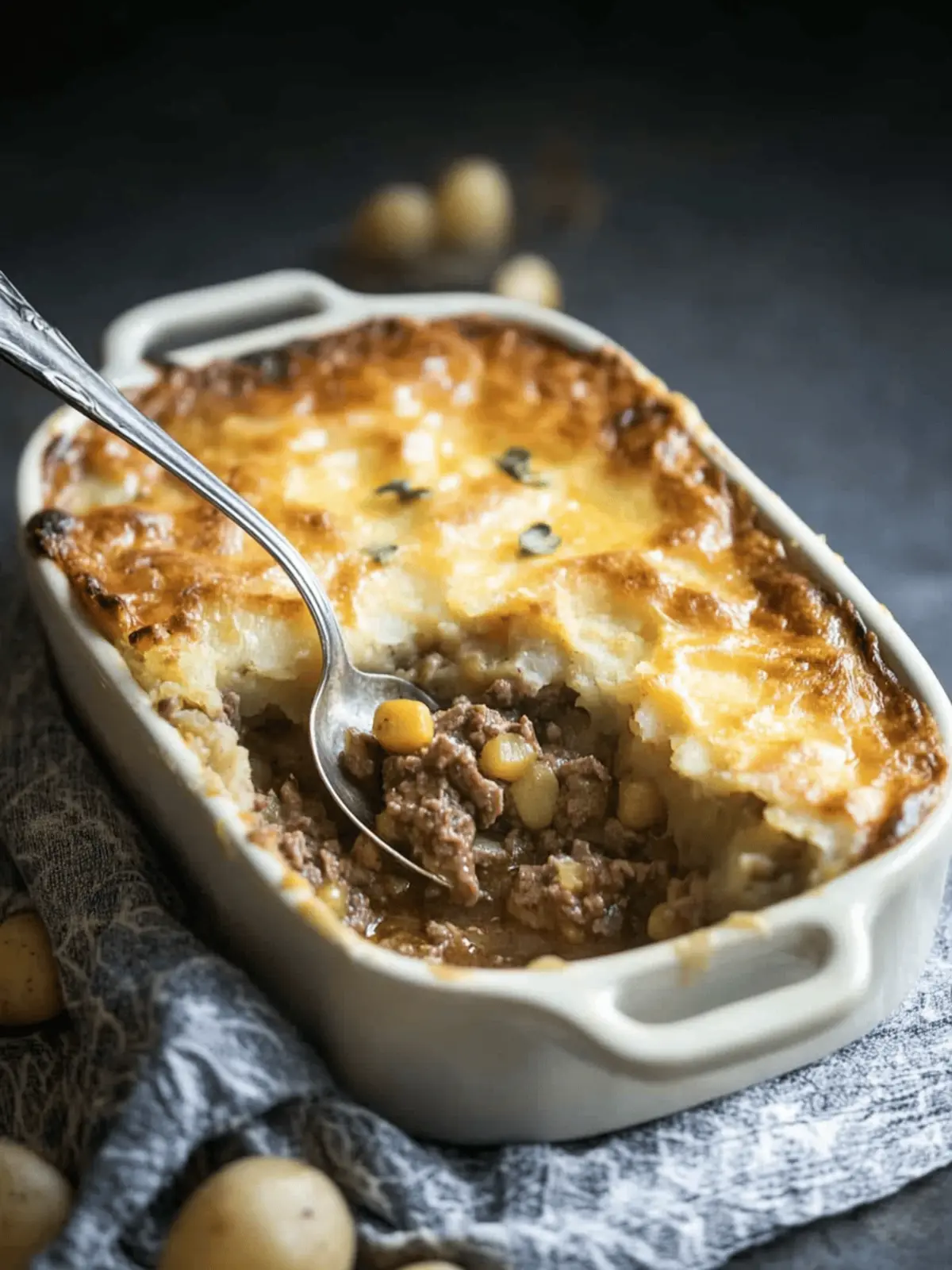 Savory Scalloped Potato Beef and Mushroom Shepherd s Pie Delight 3 Scalloped Potato Beef and Mushroom Shepherd s Pie