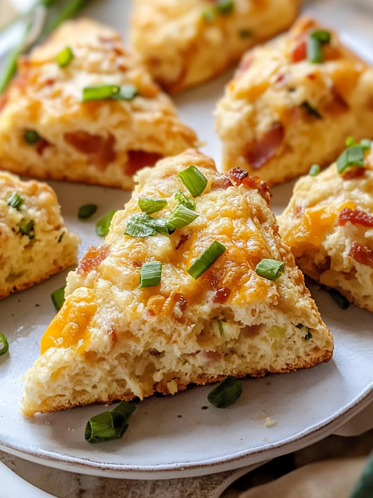Irresistible Savory Bacon, Cheddar, & Scallion Scones Recipe 2 Savory Bacon, Cheddar, & Scallion Scones