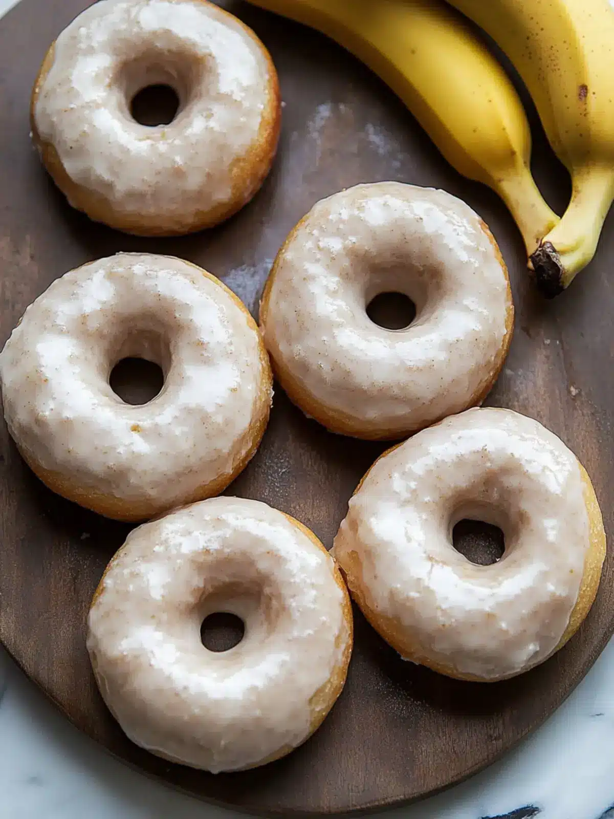 Heavenly Banana Bread Donuts That Are Guilt-Free Delights 4 Banana Bread Donuts