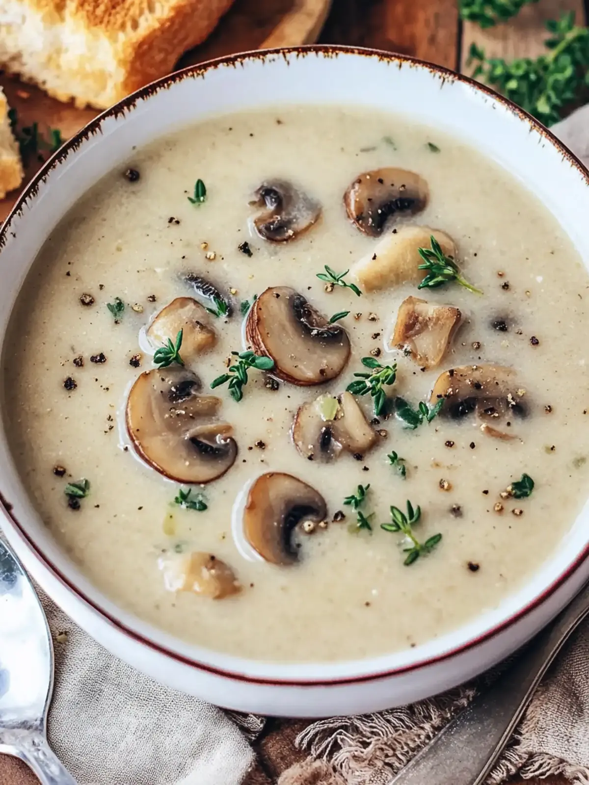 Cream of Mushroom Soup: Cozy, Creamy, & Irresistibly Delicious 4 Cream of Mushroom Soup
