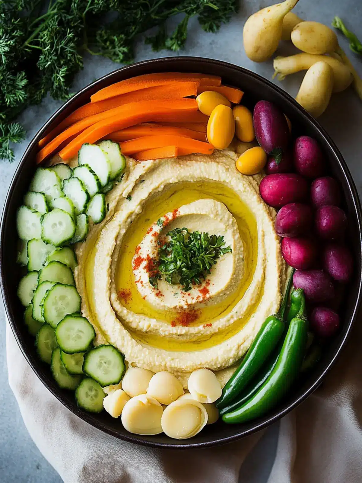 Creamy Ranch Hummus: The Ultimate Party Snack Awaits 2 Ranch Hummus