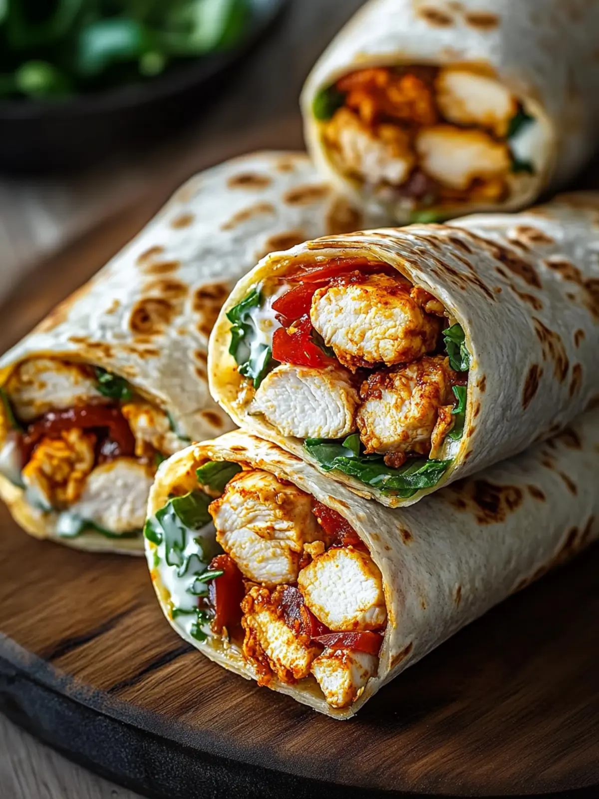 Crispy Air Fryer Chicken & Mozzarella Wraps for Effortless Dinner 4 Crispy Air Fryer Chicken & Mozzarella Wraps: Quick & Easy Dinner