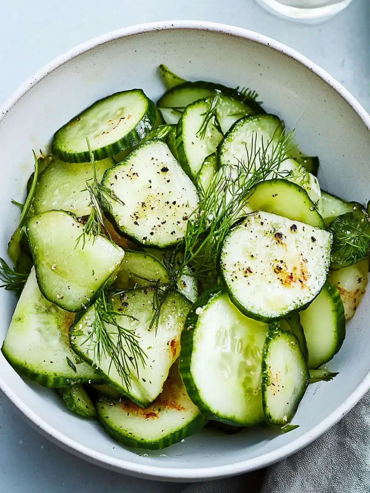 Refreshing Vinegar-Cucumber Salad with Smoky Potato Twist 2 Vinegar-Cucumber Salad