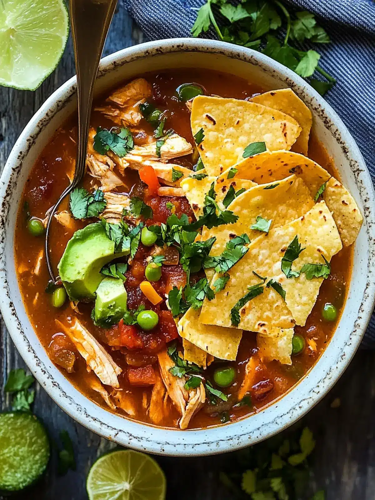Delicious Crockpot Chicken Tortilla Soup for Cozy Nights 2 Crockpot Chicken Tortilla Soup