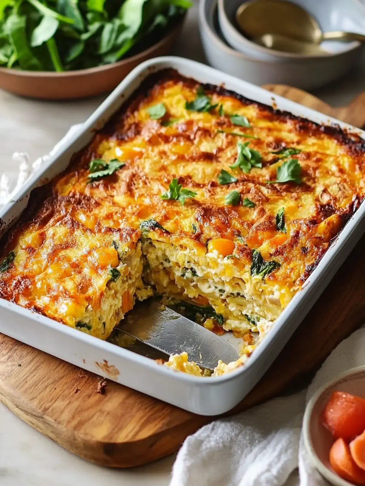 Savory Breakfast Casserole: Hearty Veggie Delight for Mornings 4 Breakfast Casserole