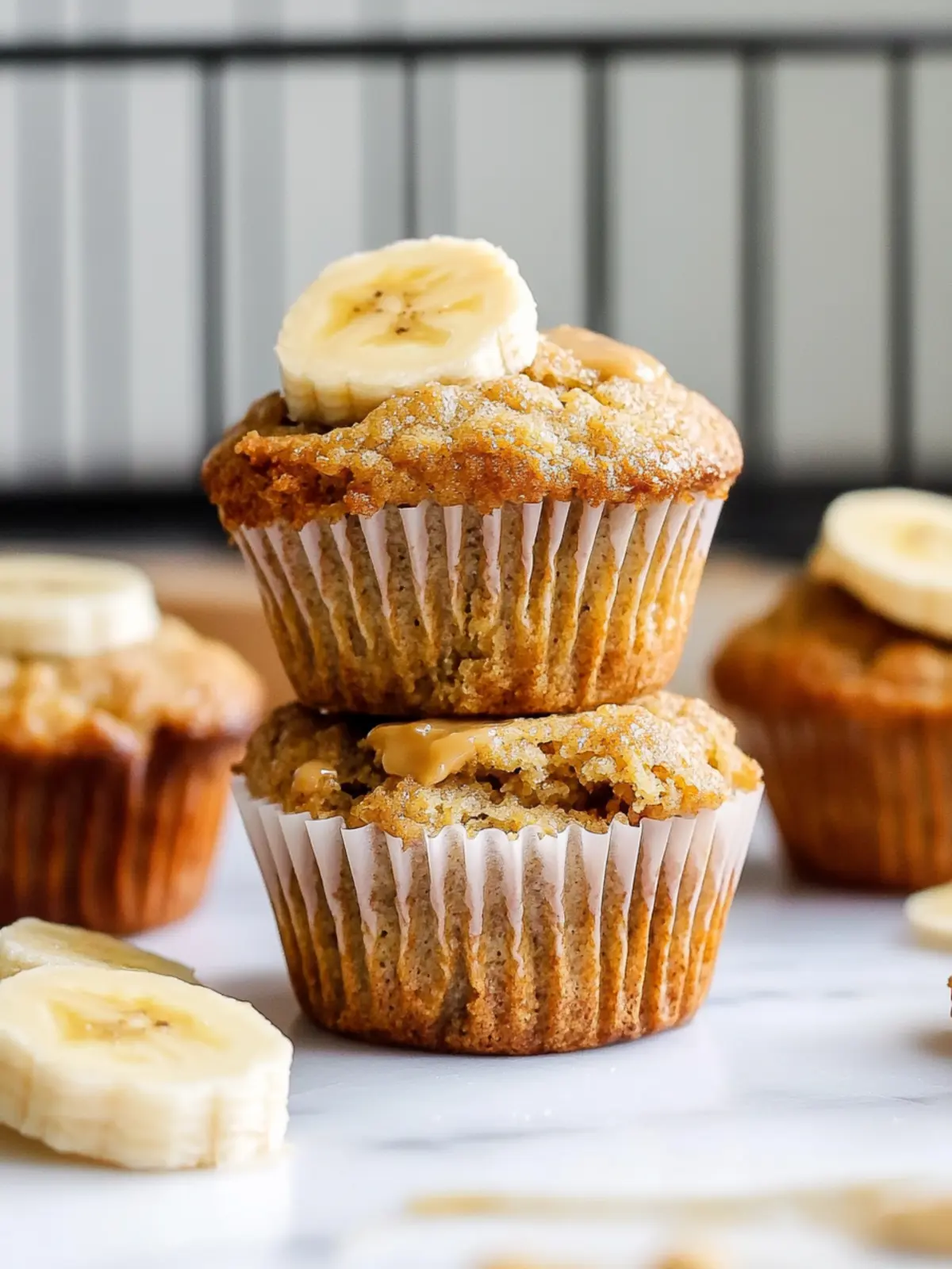 Irresistible Peanut Butter Banana Muffins for a Cozy Morning 4 Peanut Butter Banana Muffins