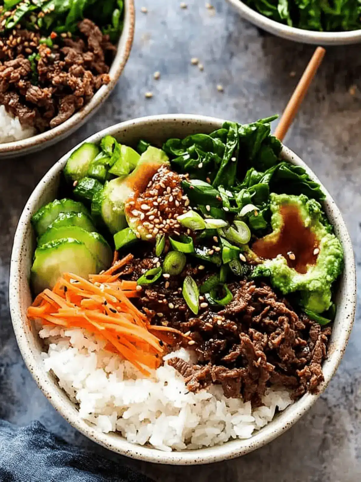 Korean Beef Bulgogi Rice Bowls Easy, Flavor-Packed Delight 2 Korean Beef Bulgogi Rice Bowls The easy way!