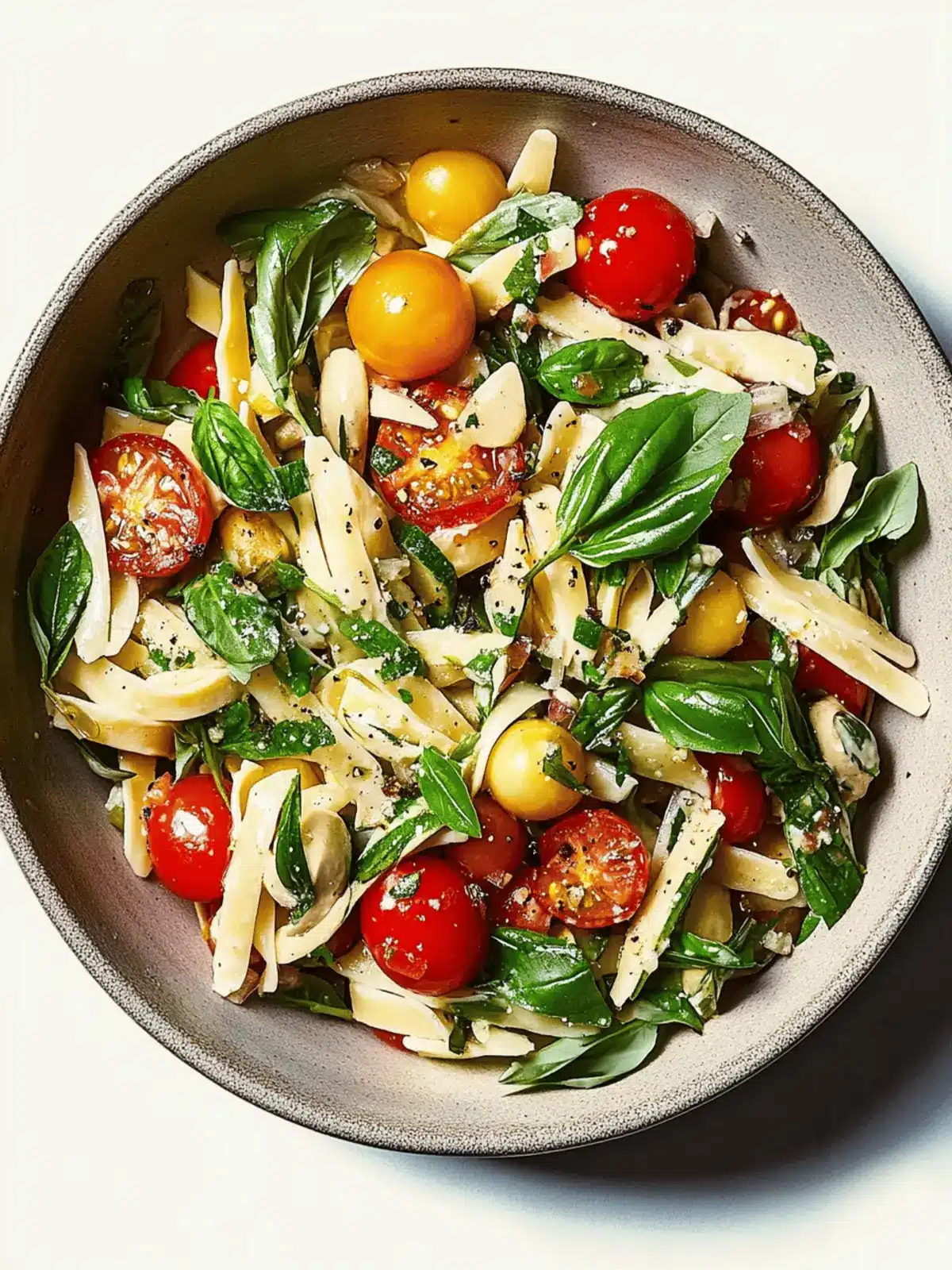 Fresh Pasta Salad With Spring Vegetables and Juicy Tomatoes 4 Pasta Salad With Spring Vegetables and Tomatoes