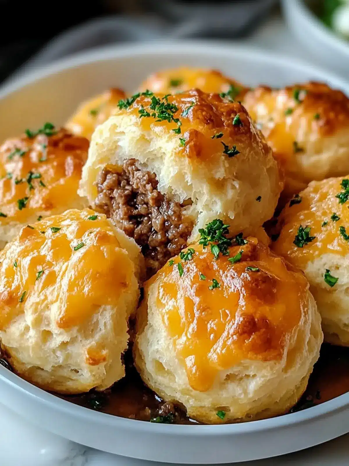 Ultimate Cheesy Beef Biscuit Bombs for Irresistible Comfort 2 Cheesy Beef Biscuit Bombs