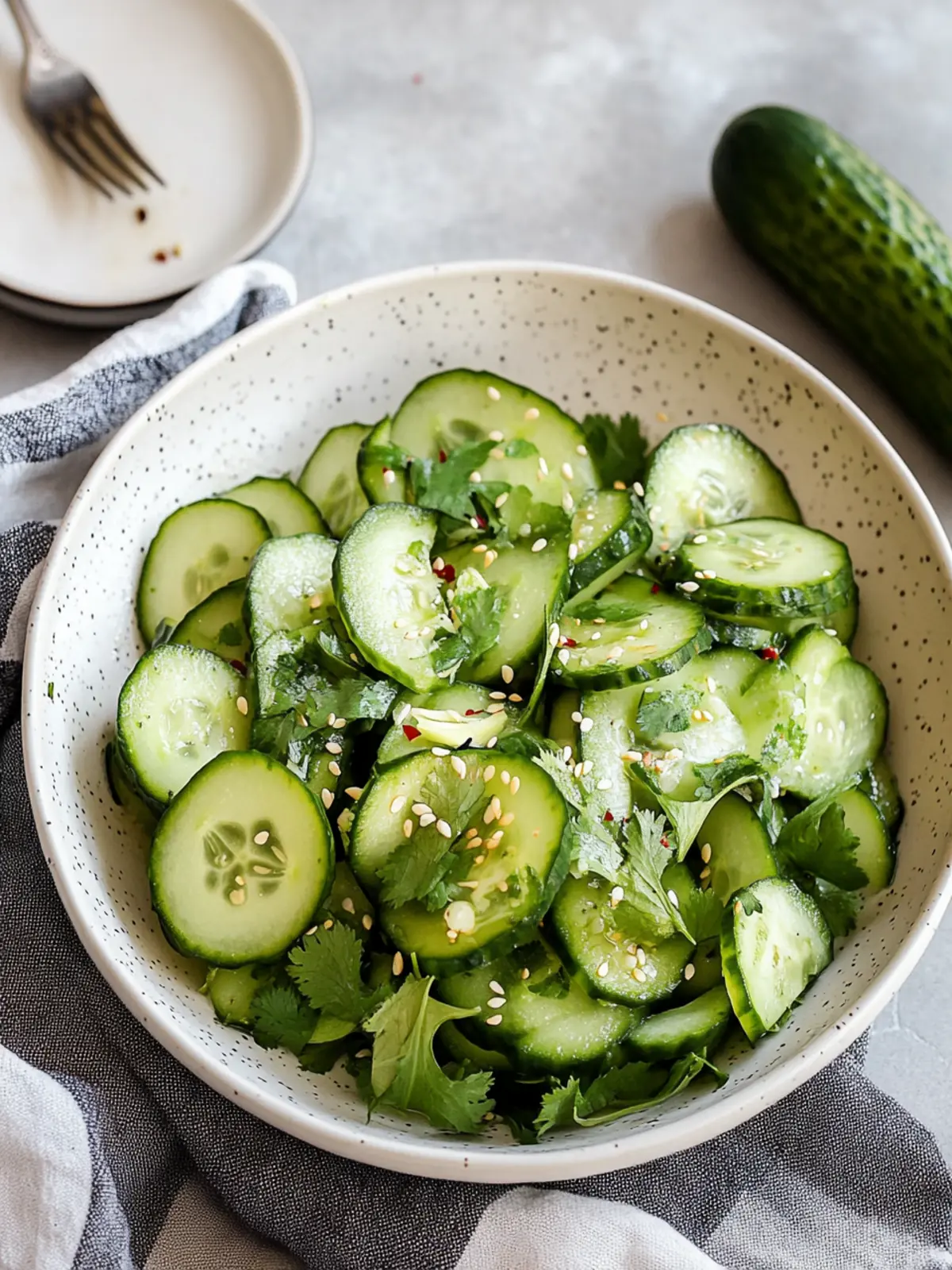 Zesty Asian Cucumber Salad That's Refreshingly Easy to Make 4 Asian Cucumber Salad
