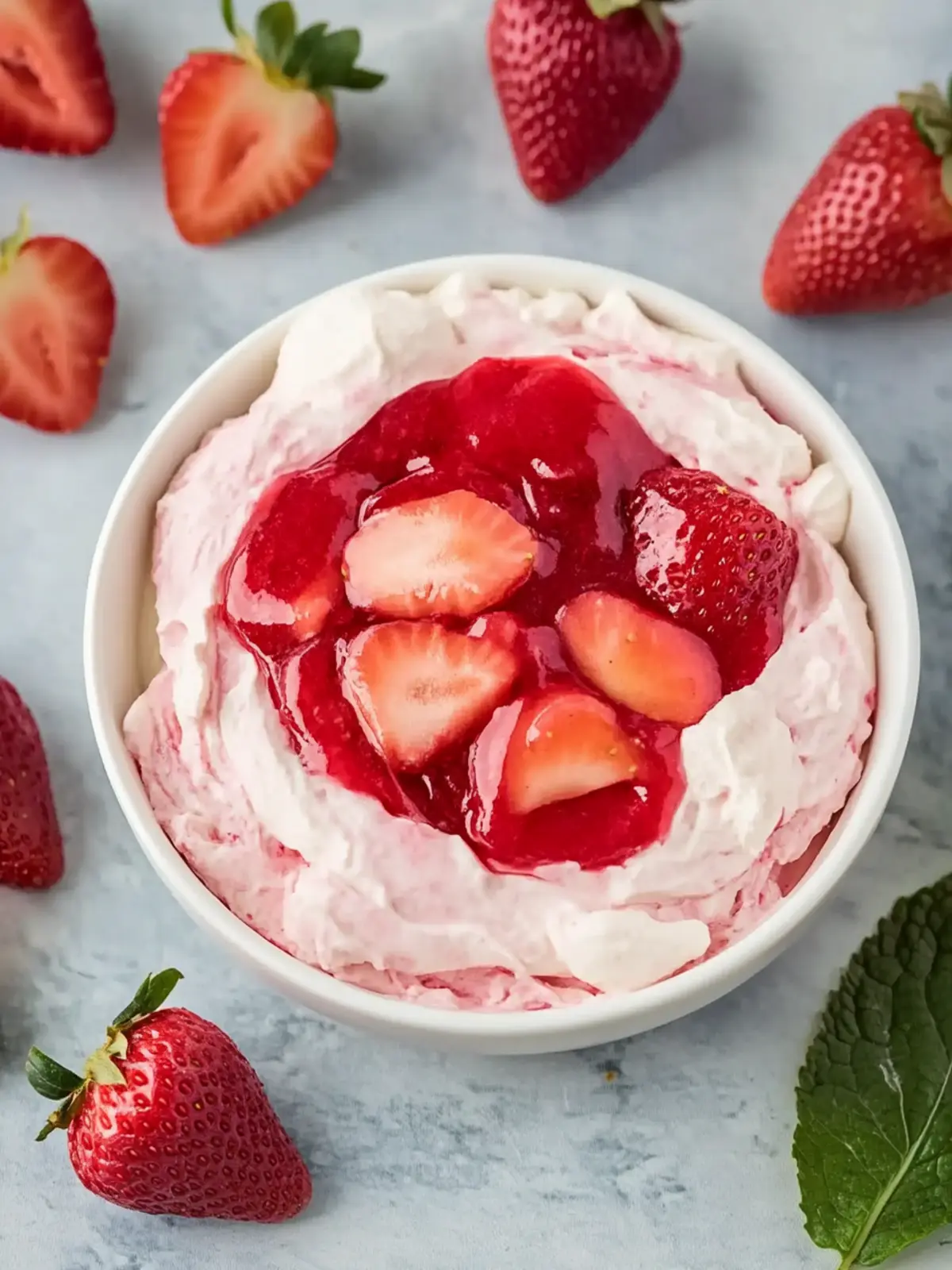 Delicious Strawberry Cheesecake Dip for Effortless Summer Treats 2 Strawberry Cheesecake Dip