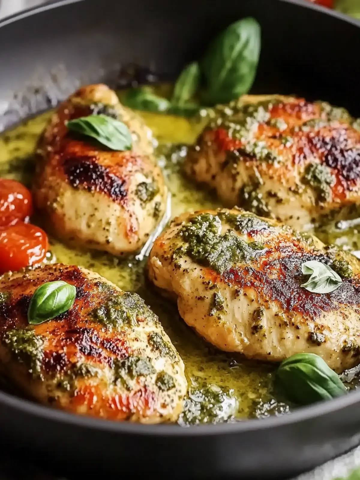Creamy Pesto Chicken: Your New Favorite Quick Dinner Delight 4 Creamy Pesto Chicken