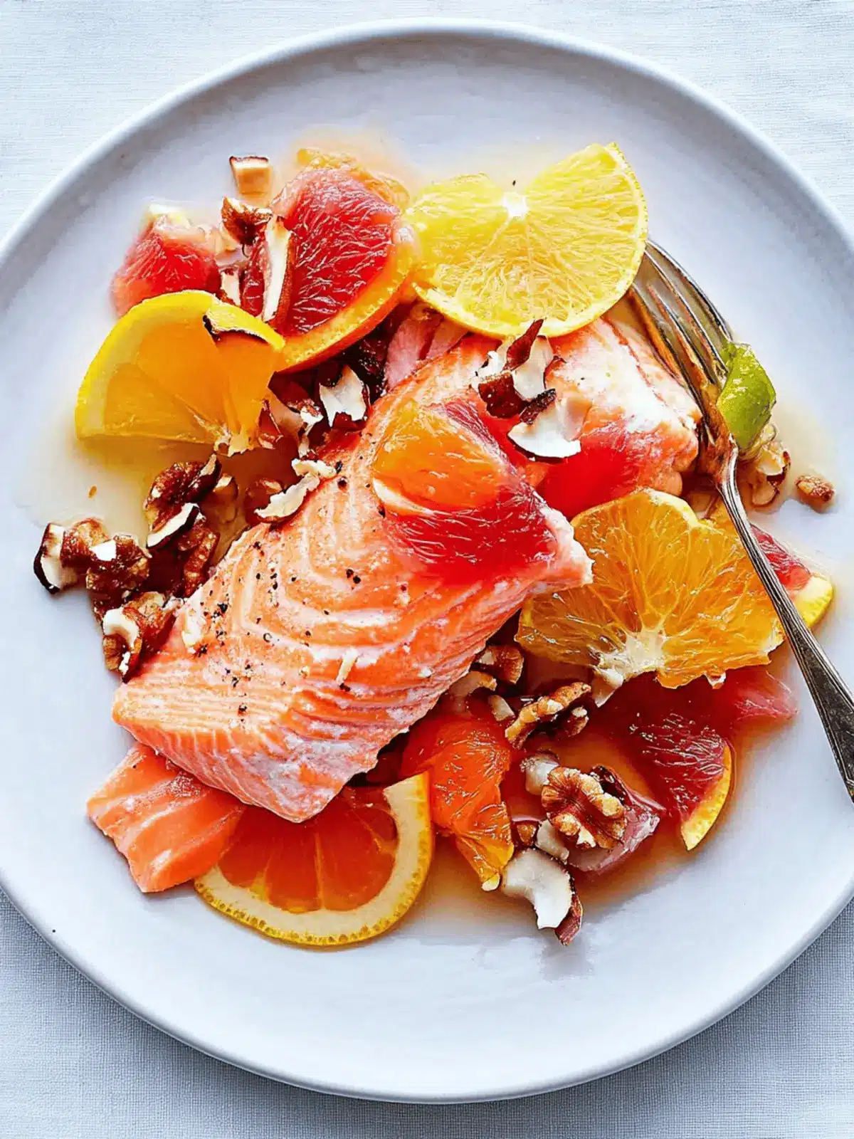 Roast Salmon With Citrus and Coconut-Chile Crunch Delight 3 Roast Salmon With Citrus and Coconut-Chile Crunch