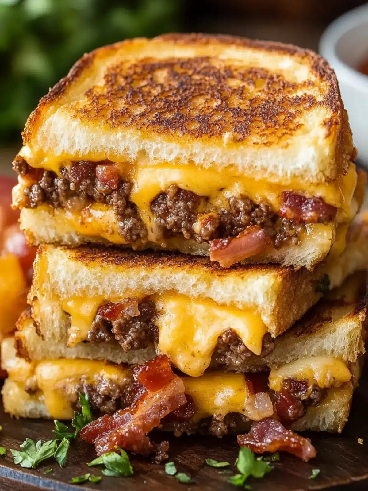 Ultimate Beef Bacon Cheeseburger Grilled Cheese Casserole Magic 3 Beef Bacon Cheeseburger Grilled Cheese Casserole