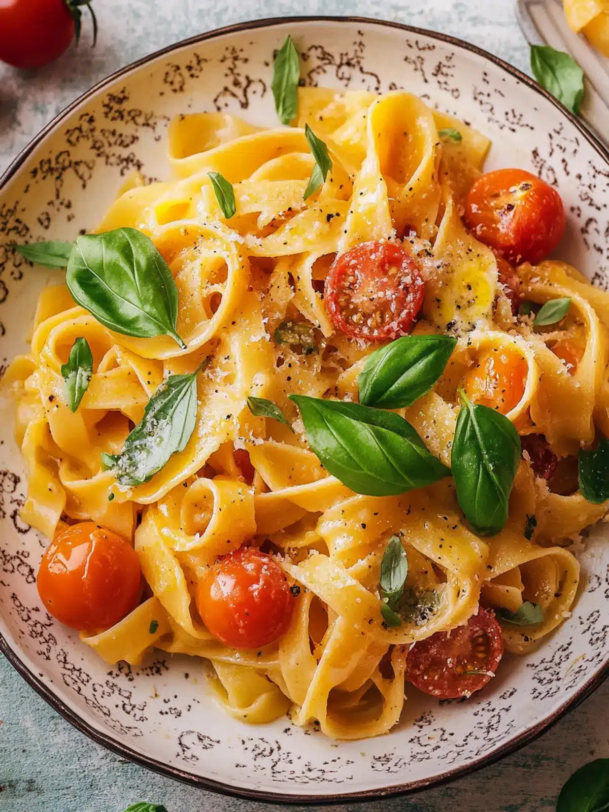 Eggless Fresh Pasta with Buttered Tomatoes in 30 Minutes 4 Fresh Pasta With Buttered Tomatoes
