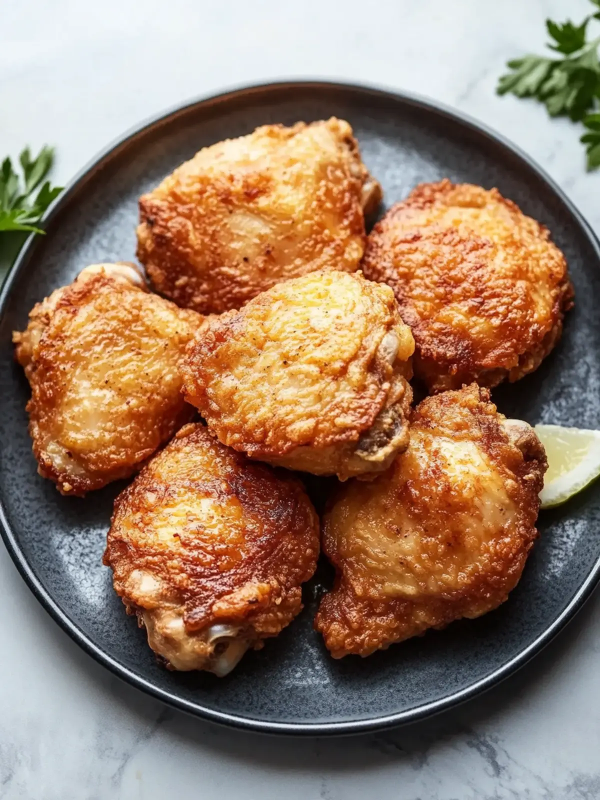 Baked Crispy Chicken Thighs for a Guilt-Free Feast 4 Baked Crispy Chicken Thighs