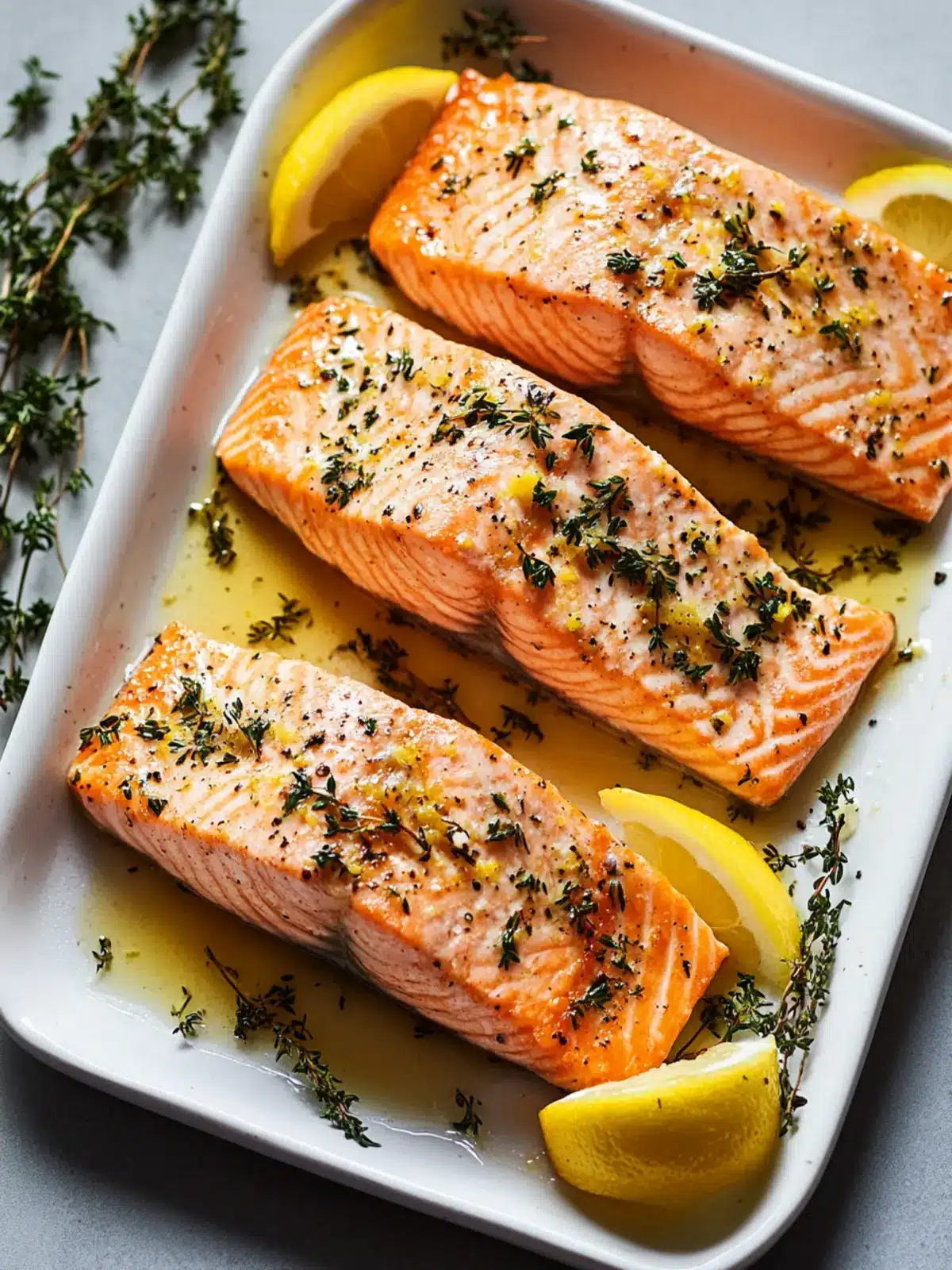Delicious Baked Salmon With Lemon and Thyme in Just 20 Minutes 4 Baked Salmon With Lemon and Thyme