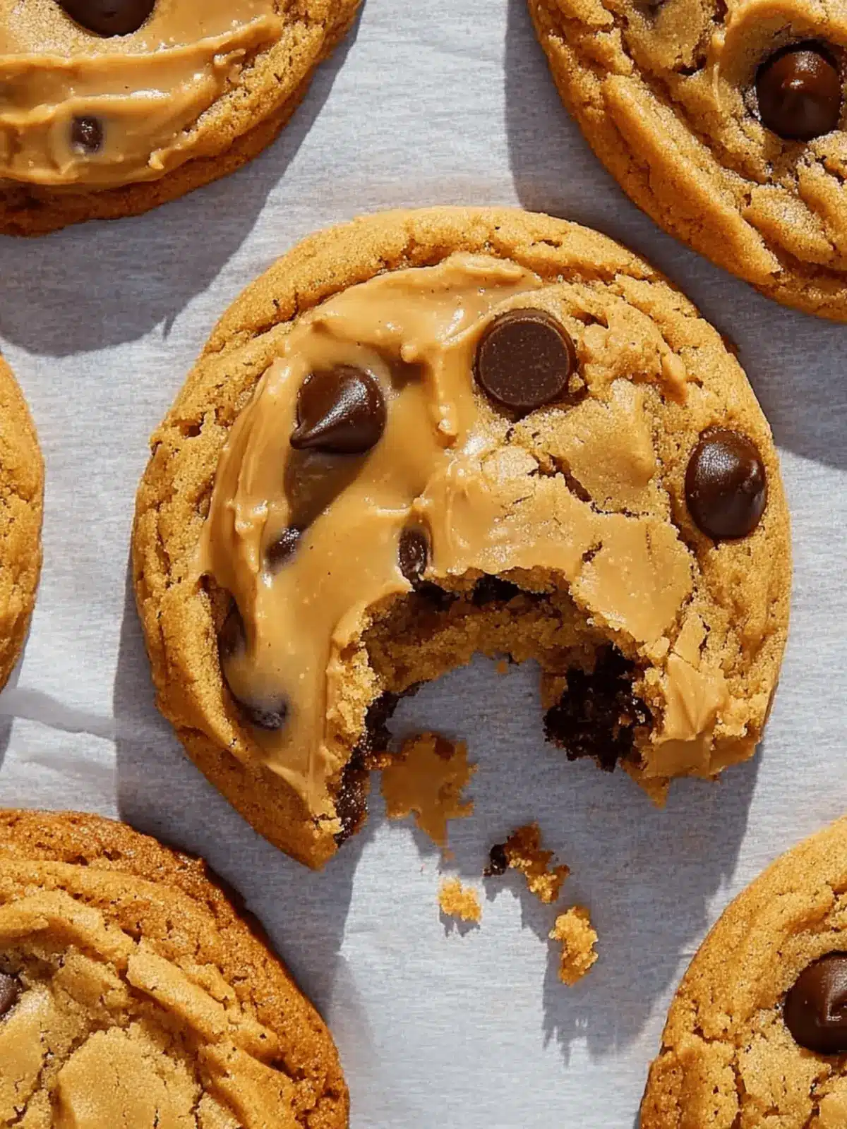 Delicious Peanut Butter Chocolate Chip Cookies in Minutes 4 Peanut Butter Chocolate Chip Cookies