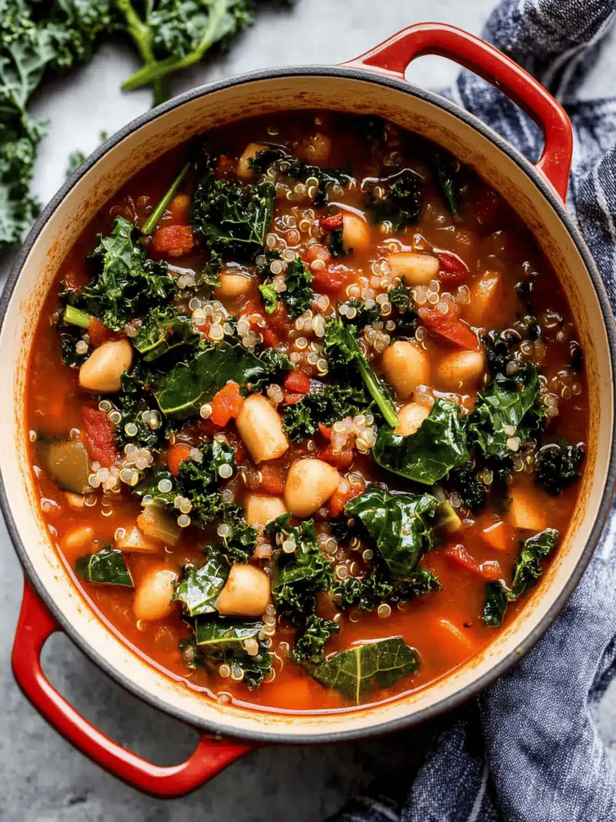 Wholesome Healthy Kale and Quinoa Minestrone Soup Recipe 2 Healthy Kale and Quinoa Minestrone Soup Recipe