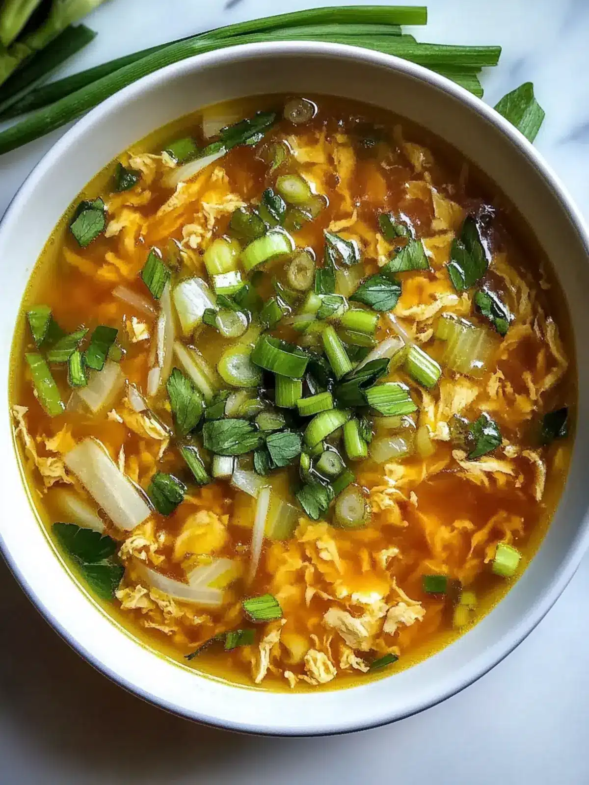 Cozy & Easy One-Pot Egg Roll Soup with Ginger Magic 2 Cozy & Easy One-Pot Egg Roll Soup with Green Onions and Ginger