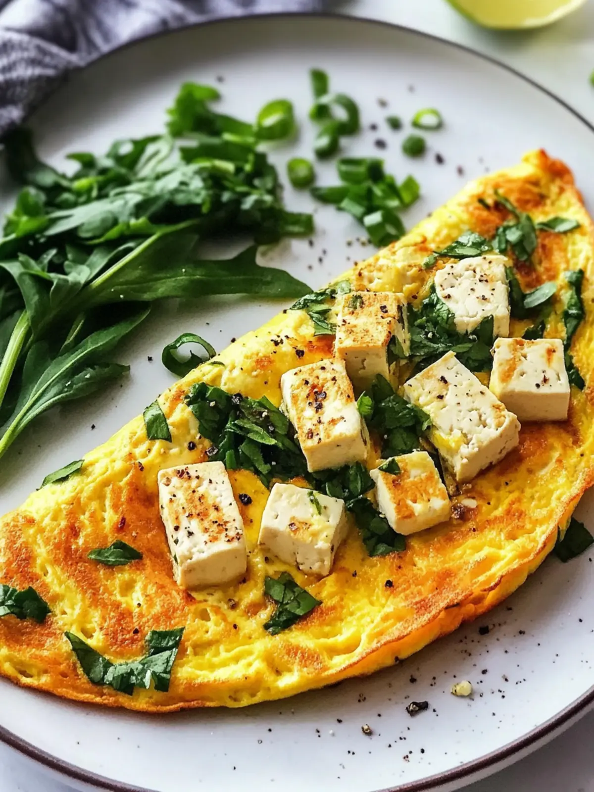 Delicious Quick Vegan Tofu Omelette for a Healthy Breakfast 4 Quick Vegan Tofu Omelette