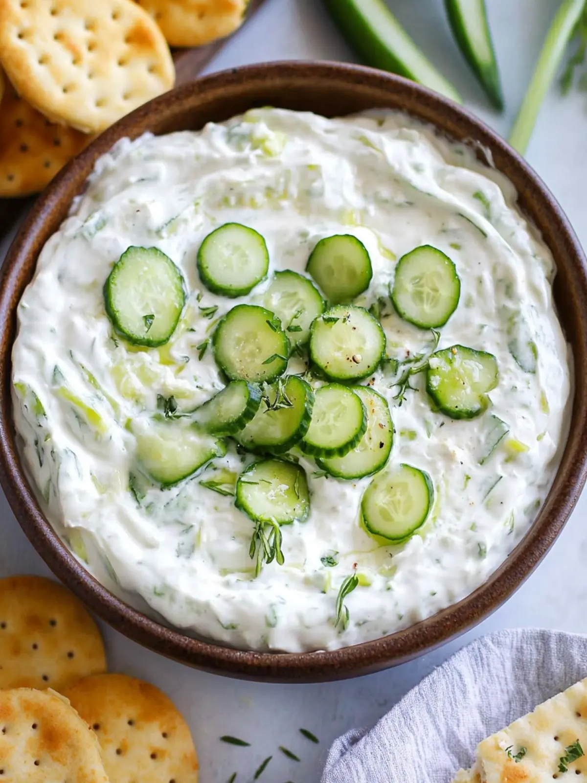 Cucumber Cream Cheese Crack Dip: Your New Favorite Party Snack 3 Cucumber Cream Cheese Crack Dip