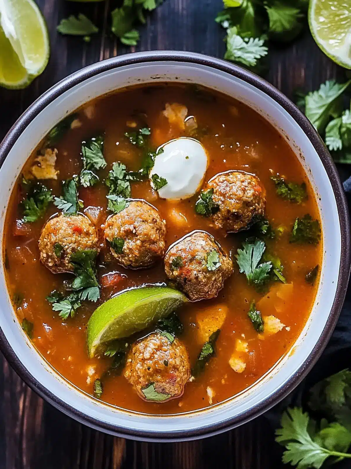 Smoky Chipotle Meatball Tortilla Soup for Cozy Nights 4 Smoky Chipotle Meatball Tortilla Soup