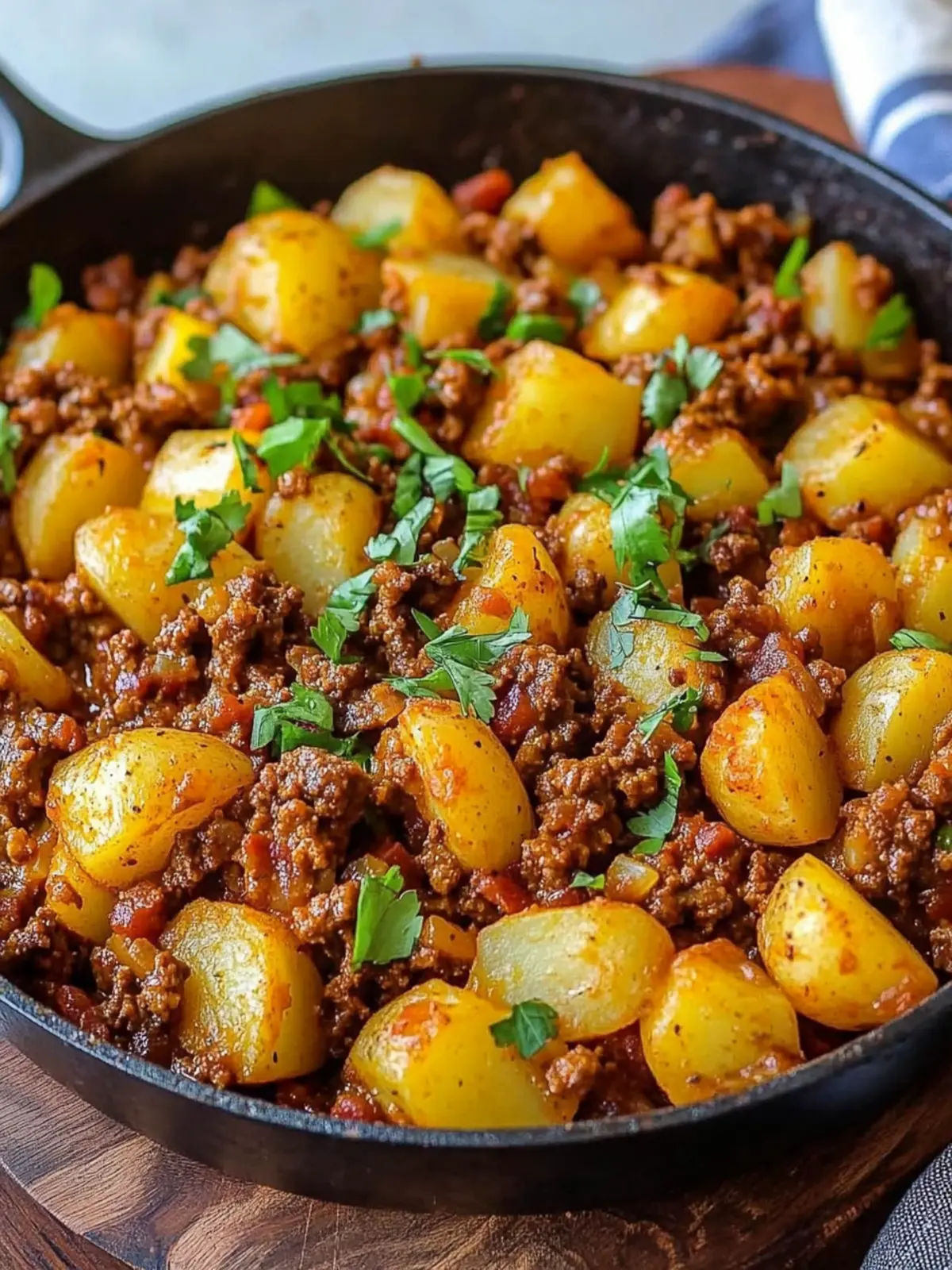 Sloppy Joe Potato Skillet: Quick Comfort in One Pan 2 Sloppy Joe Potato Skillet