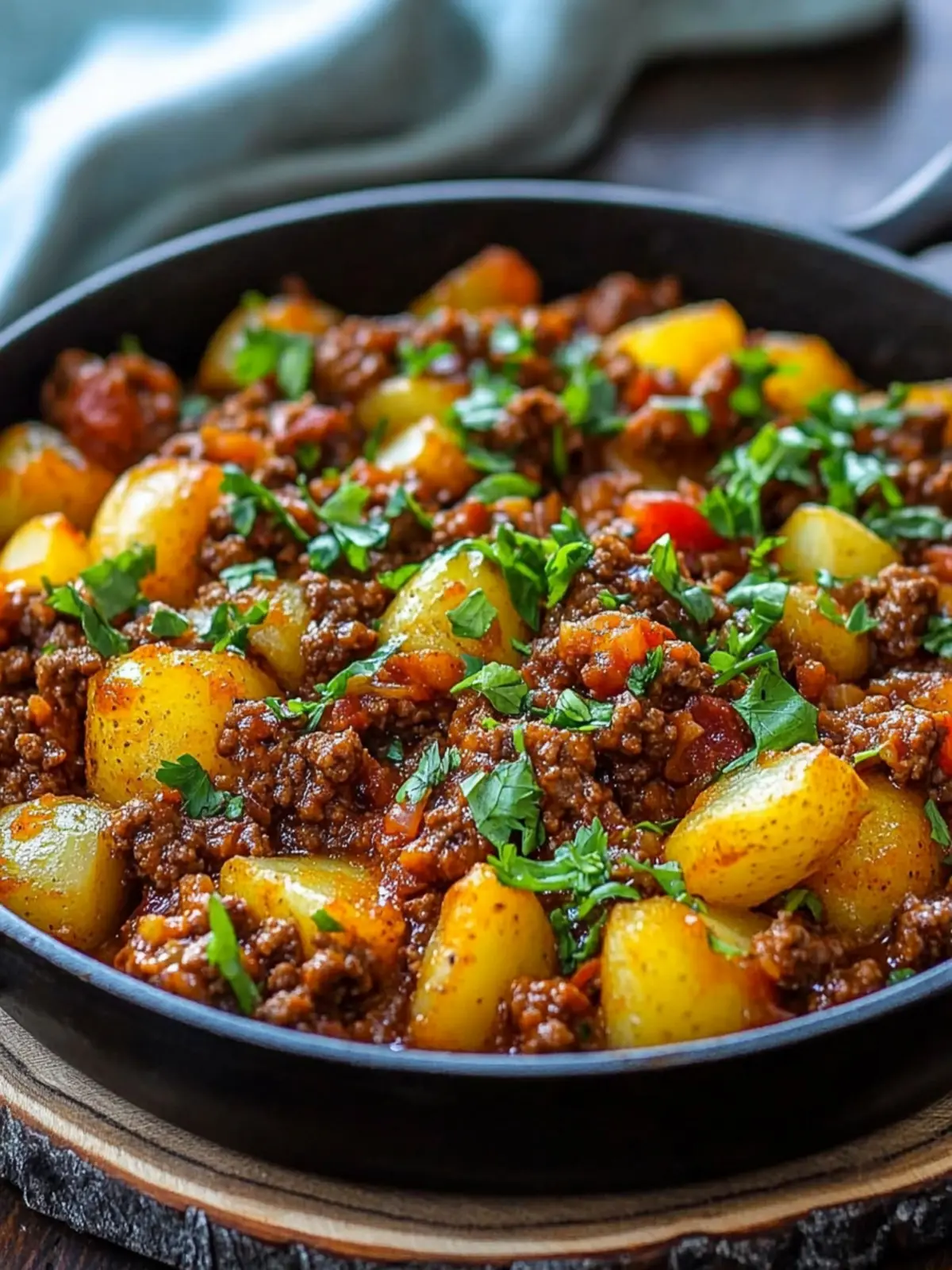 Sloppy Joe Potato Skillet: Quick Comfort in One Pan 3 Sloppy Joe Potato Skillet