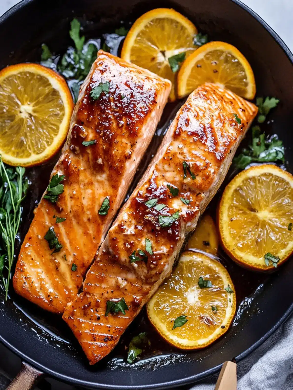 Sweet and Savory Orange Glazed Salmon in Just 15 Minutes 4 Orange Glazed Salmon