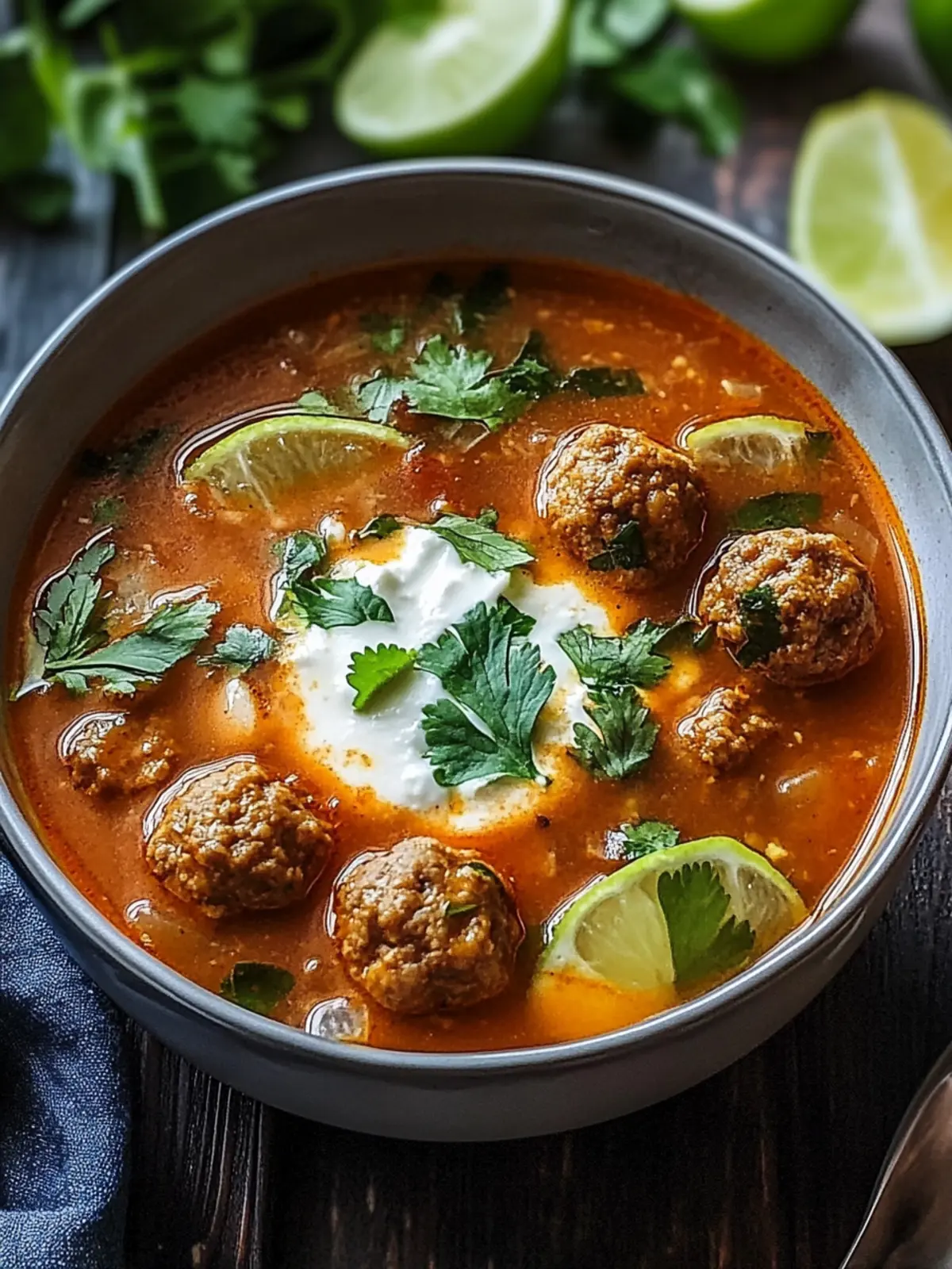 Hearty Smoky Chipotle Meatball Tortilla Soup for Cozy Nights 3 Smoky Chipotle Meatball Tortilla Soup