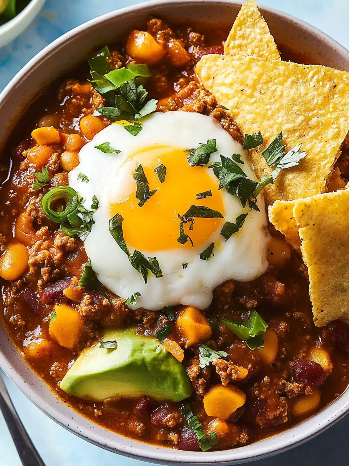 Savory Chorizo Breakfast Chili to Kickstart Your Morning 4 Chorizo Breakfast Chili