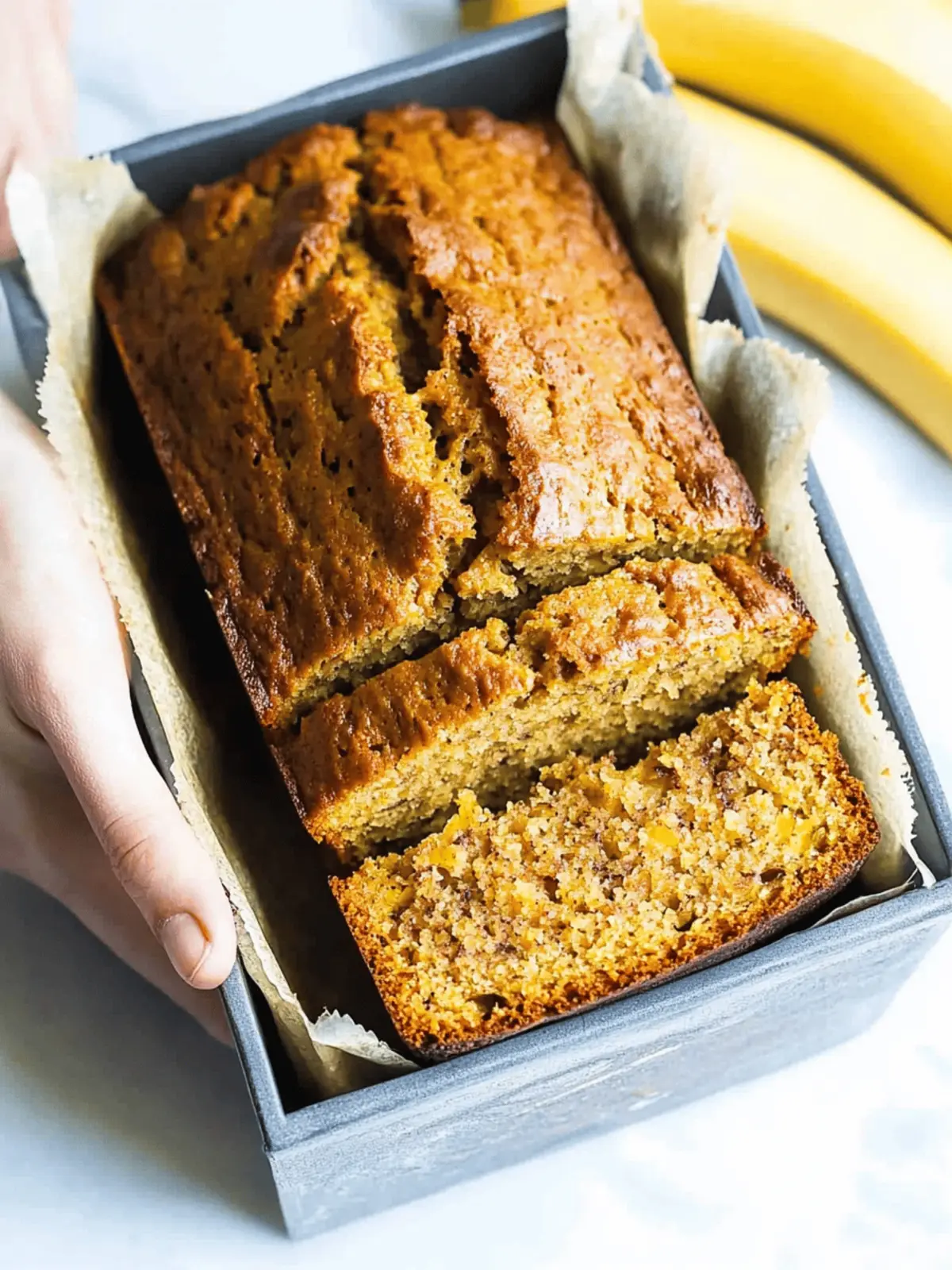 Perfect Your Morning with Easy Healthy Banana Bread Recipe 3 Easy Healthy Banana Bread