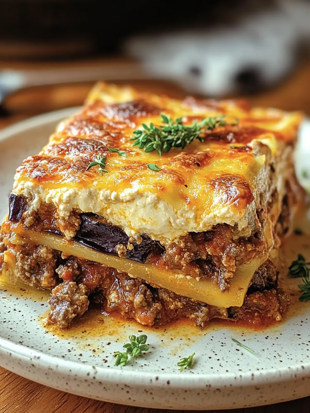 Savory Greek Eggplant Lasagna with Lamb for a Cozy Dinner 4 Greek Eggplant Lasagna Lamb
