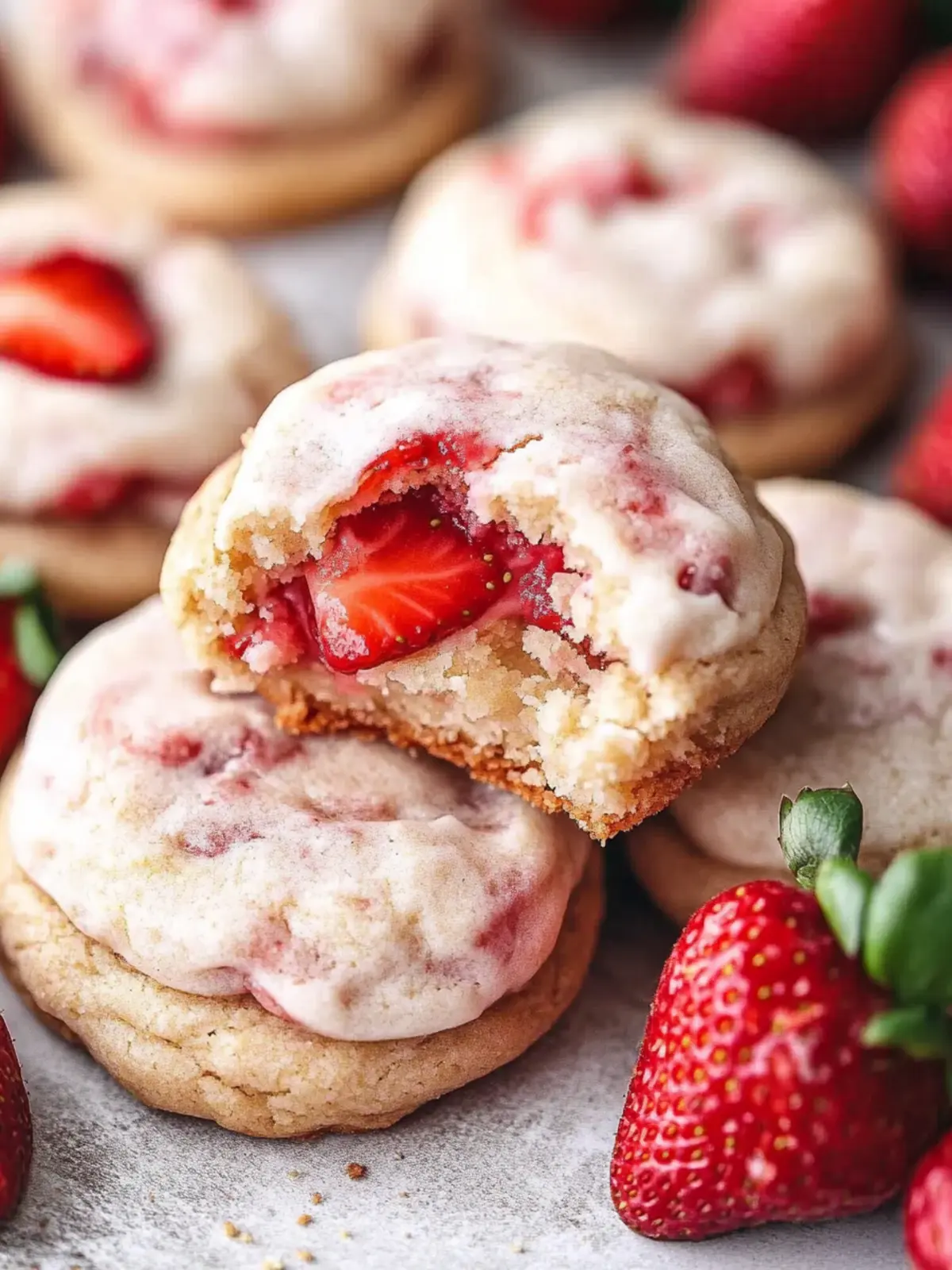 Irresistible Strawberry Cheesecake Cookies You Must Try! 4 Strawberry Cheesecake Cookies