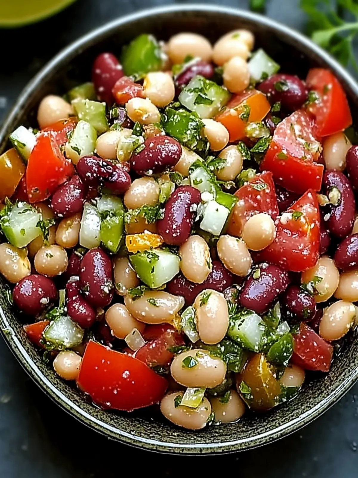 Zesty Greek Bean Salad with Marinated Beans for a Fresh Boost 3 Zesty Greek Bean Salad with Marinated Beans for a Fresh Twist